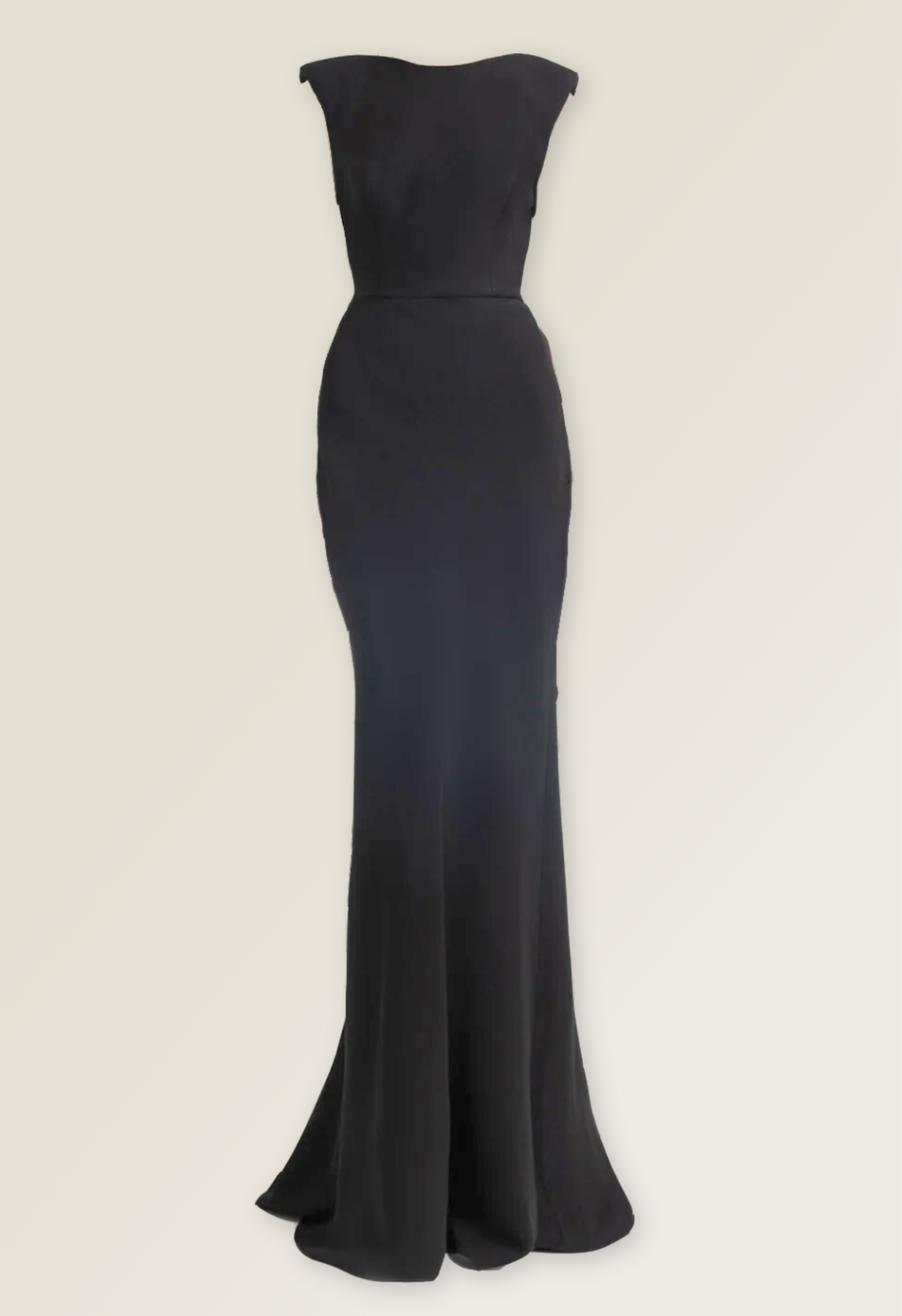 Open back slim dress