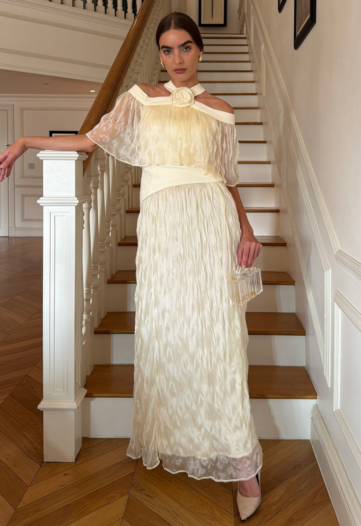 Textured Off-Shoulder Dress