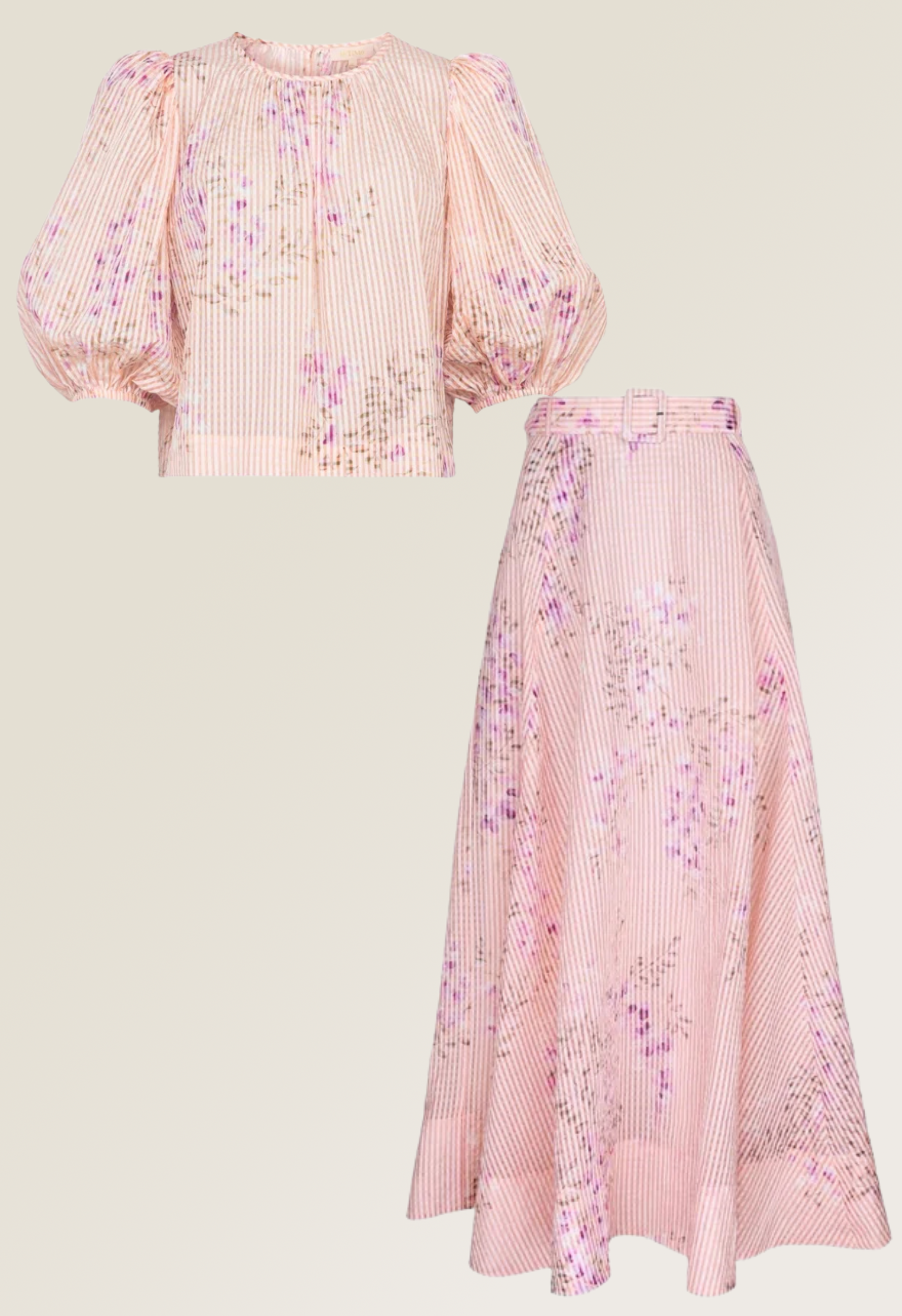 Pink Checks Maxi Set