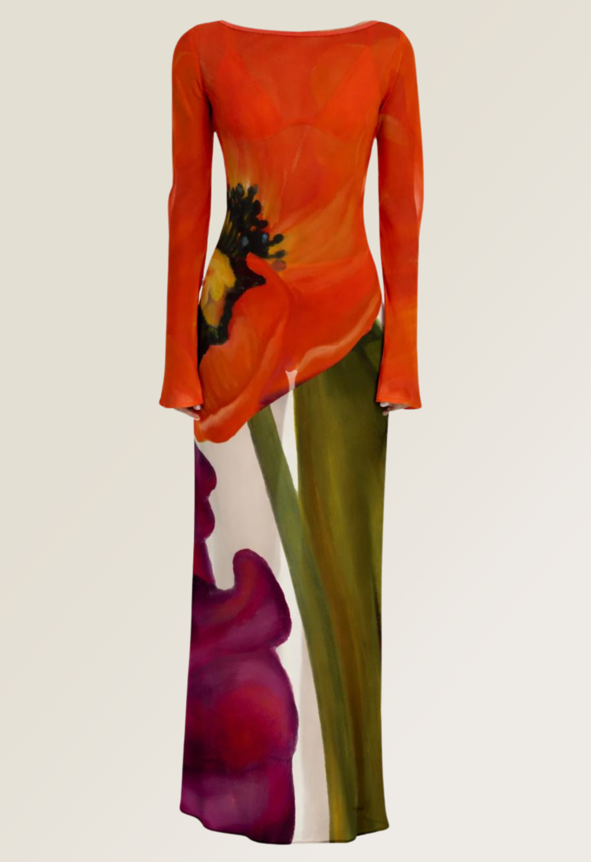 August Long Sleeve Maxi Dress