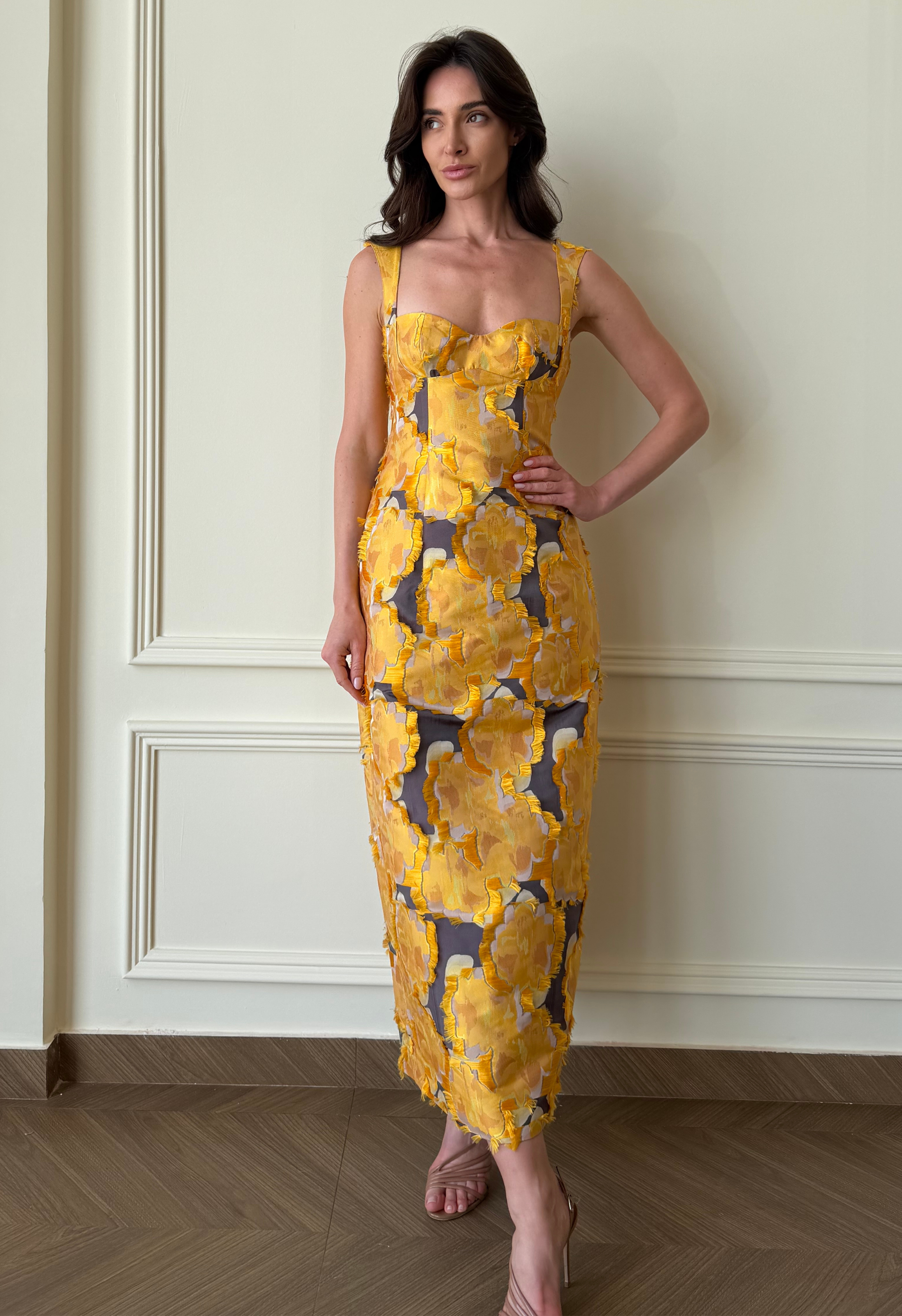 Ria Jacquard Dress