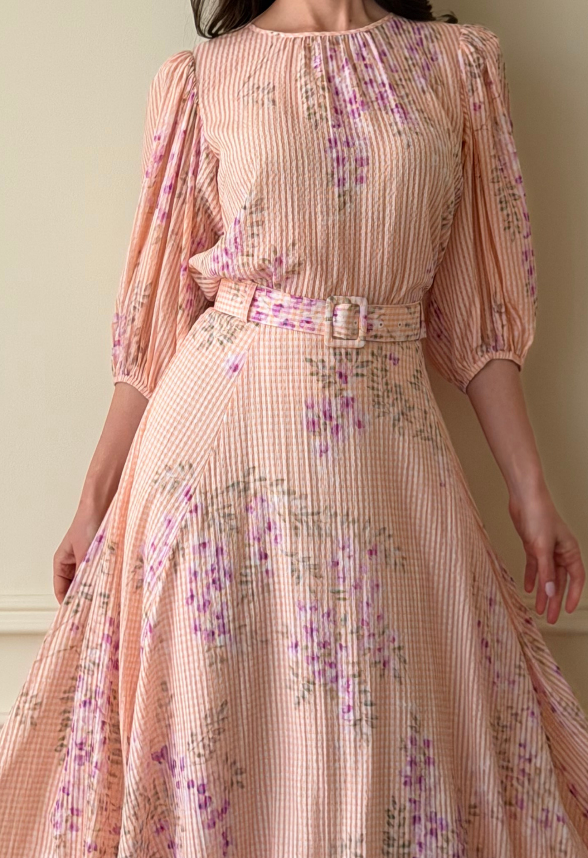 Pink Checks Maxi Set