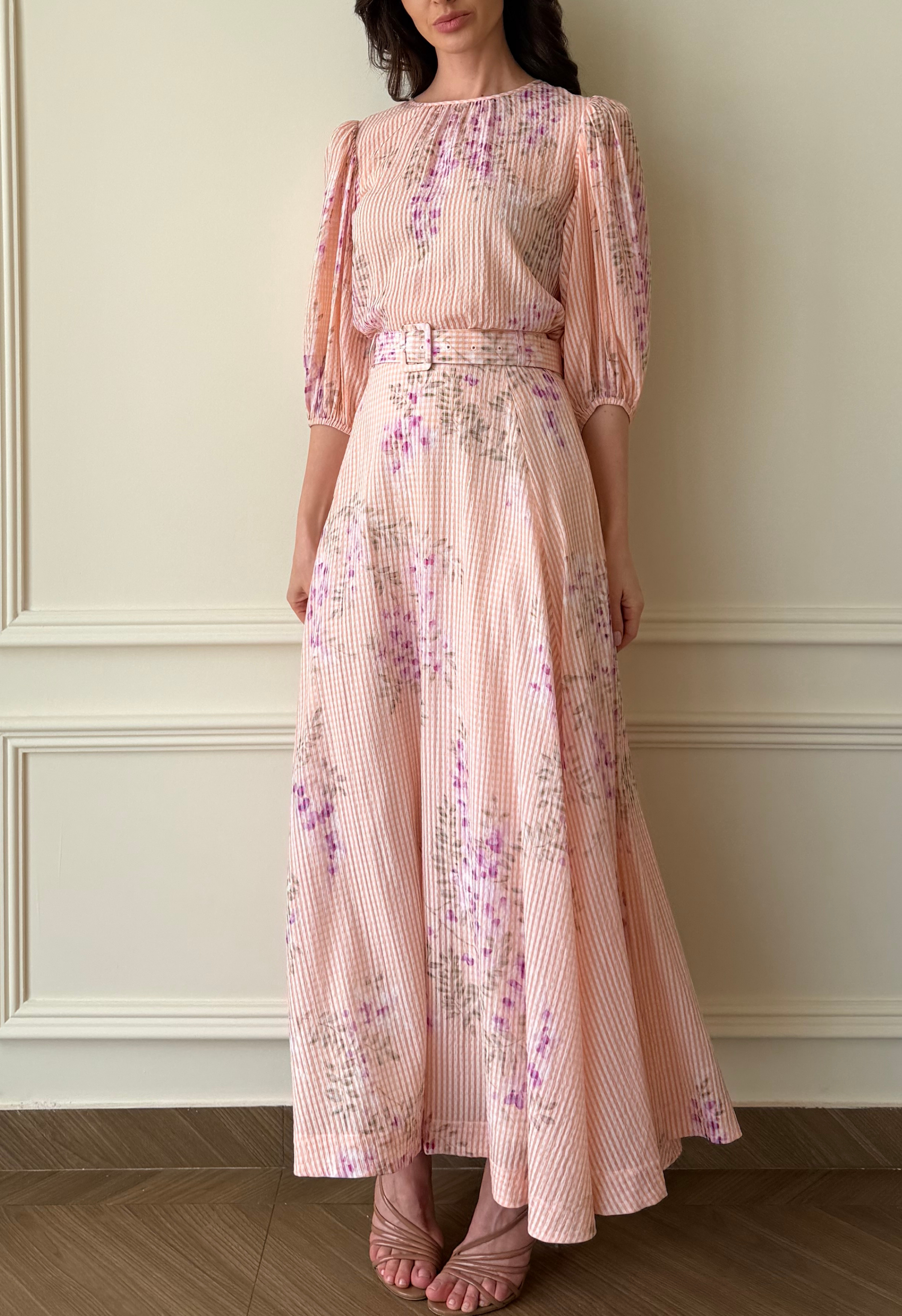 Pink Checks Maxi Set
