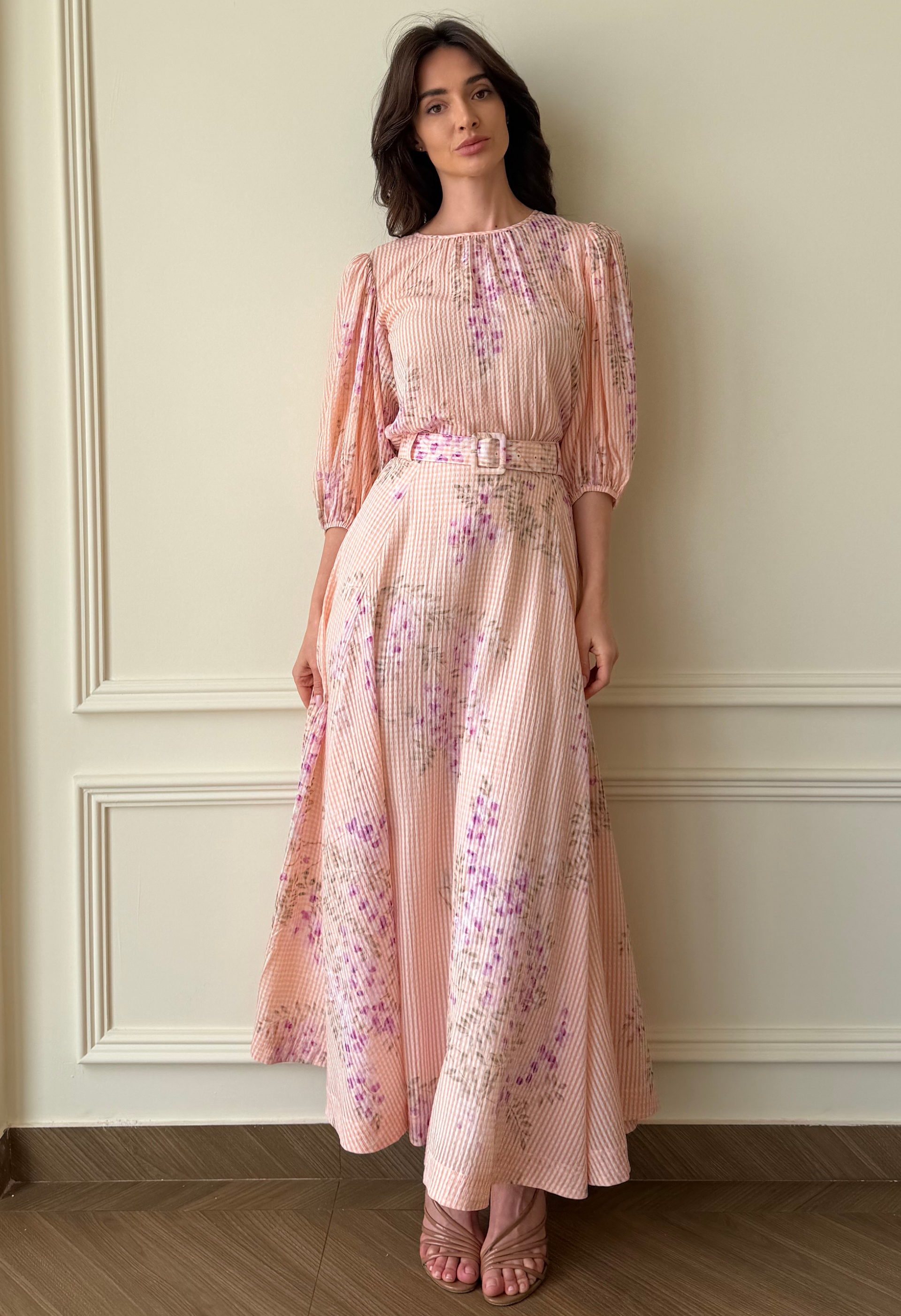 Pink Checks Maxi Set