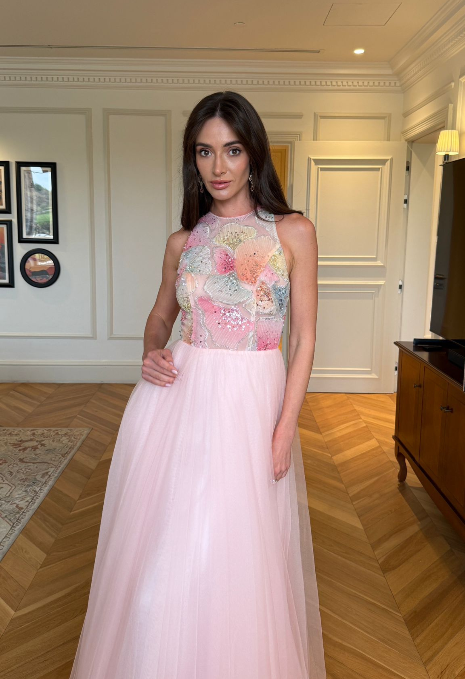 Rose Mosaic Gown