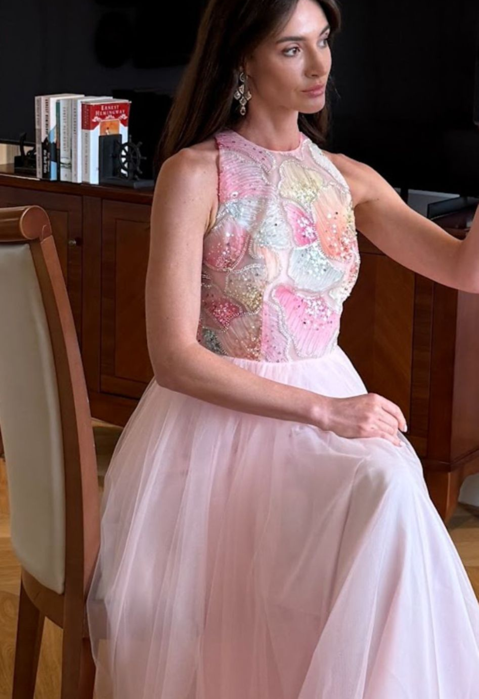 Rose Mosaic Gown