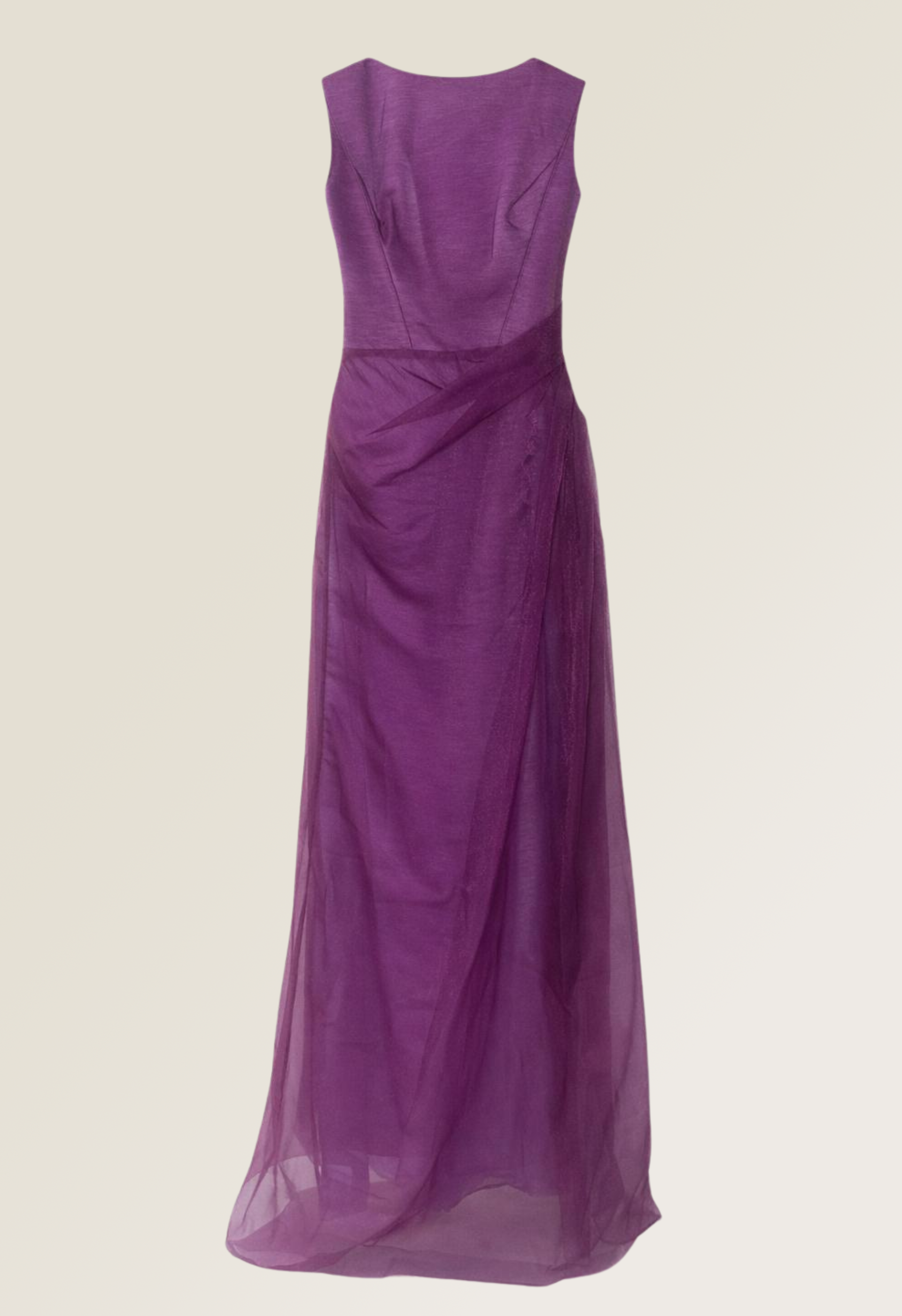 Violet Drape Dress