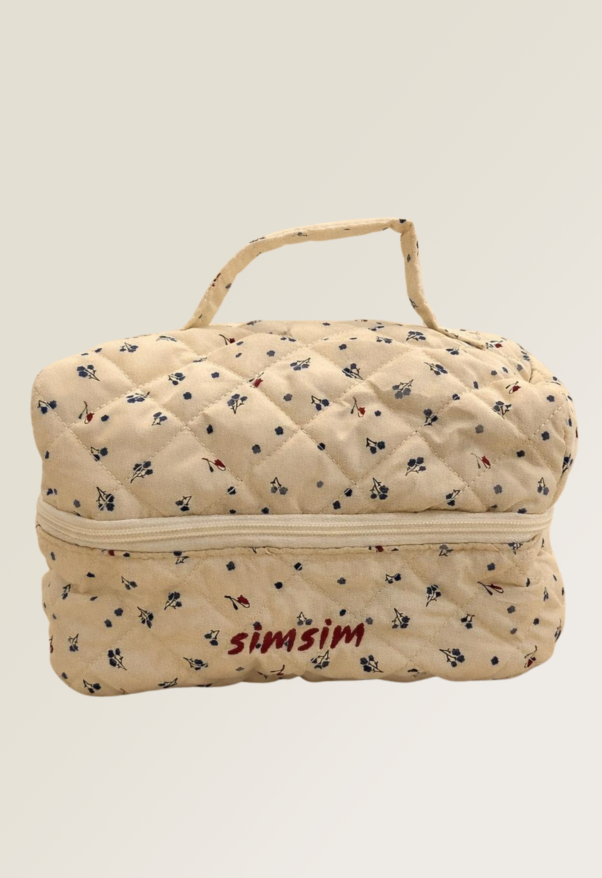 Floral Charm Vanity Pouch