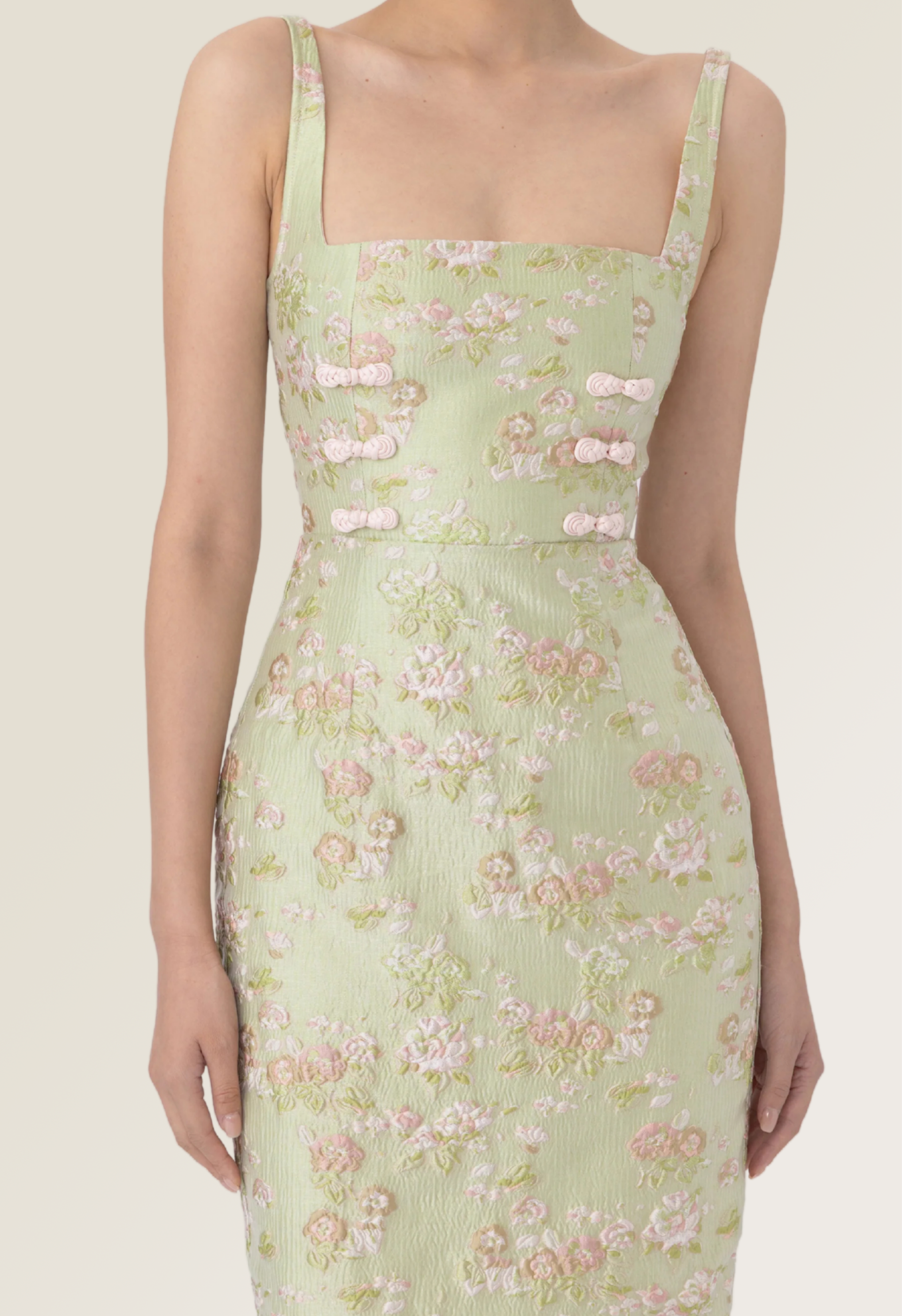 Alice Brocade Midi Dress