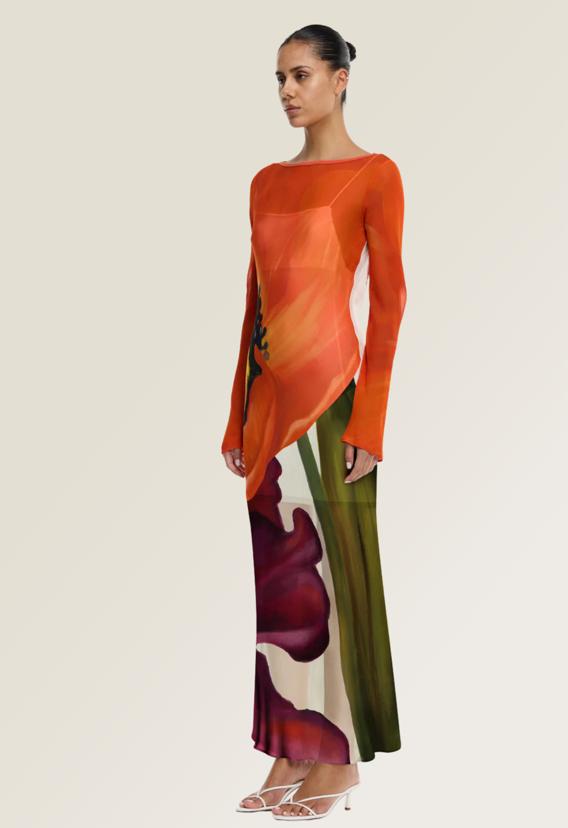 August Long Sleeve Maxi Dress