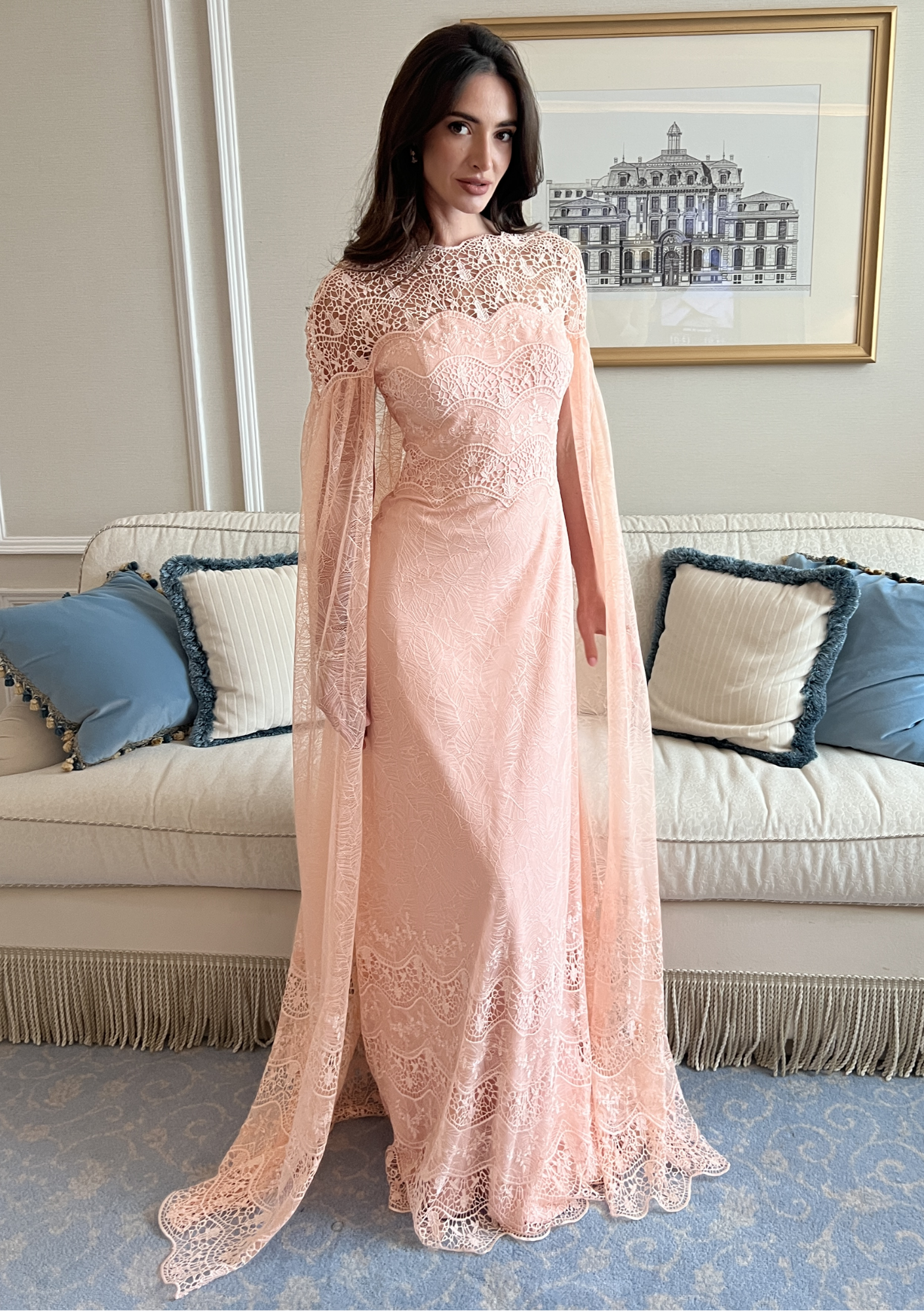 Embroidered Long dress