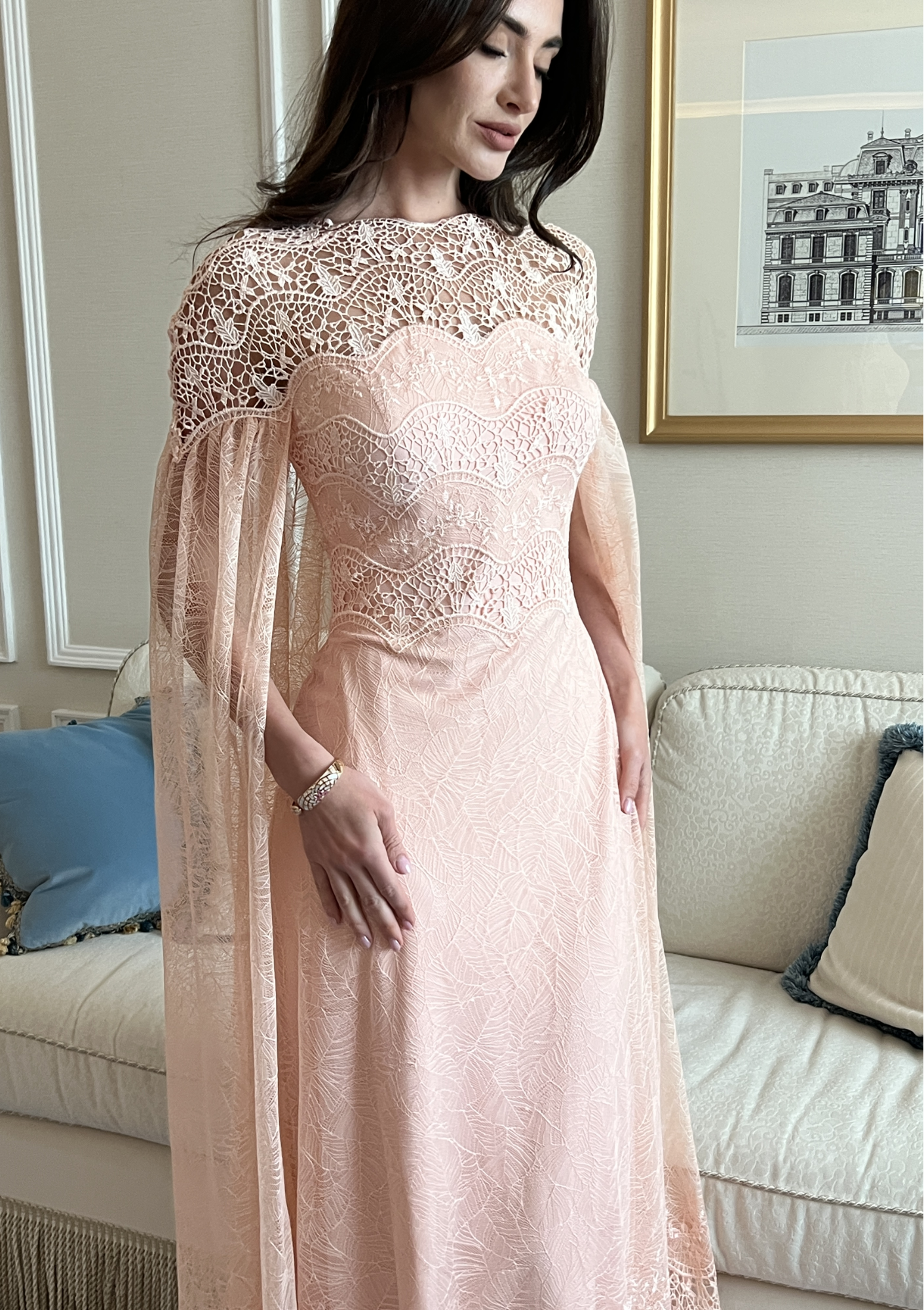 Embroidered Long dress
