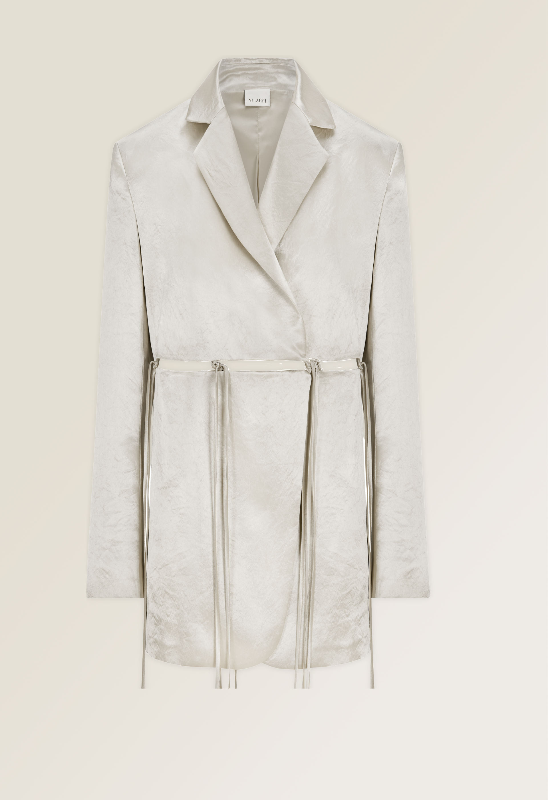 جاكيت بليزر بفتحات من الساتان