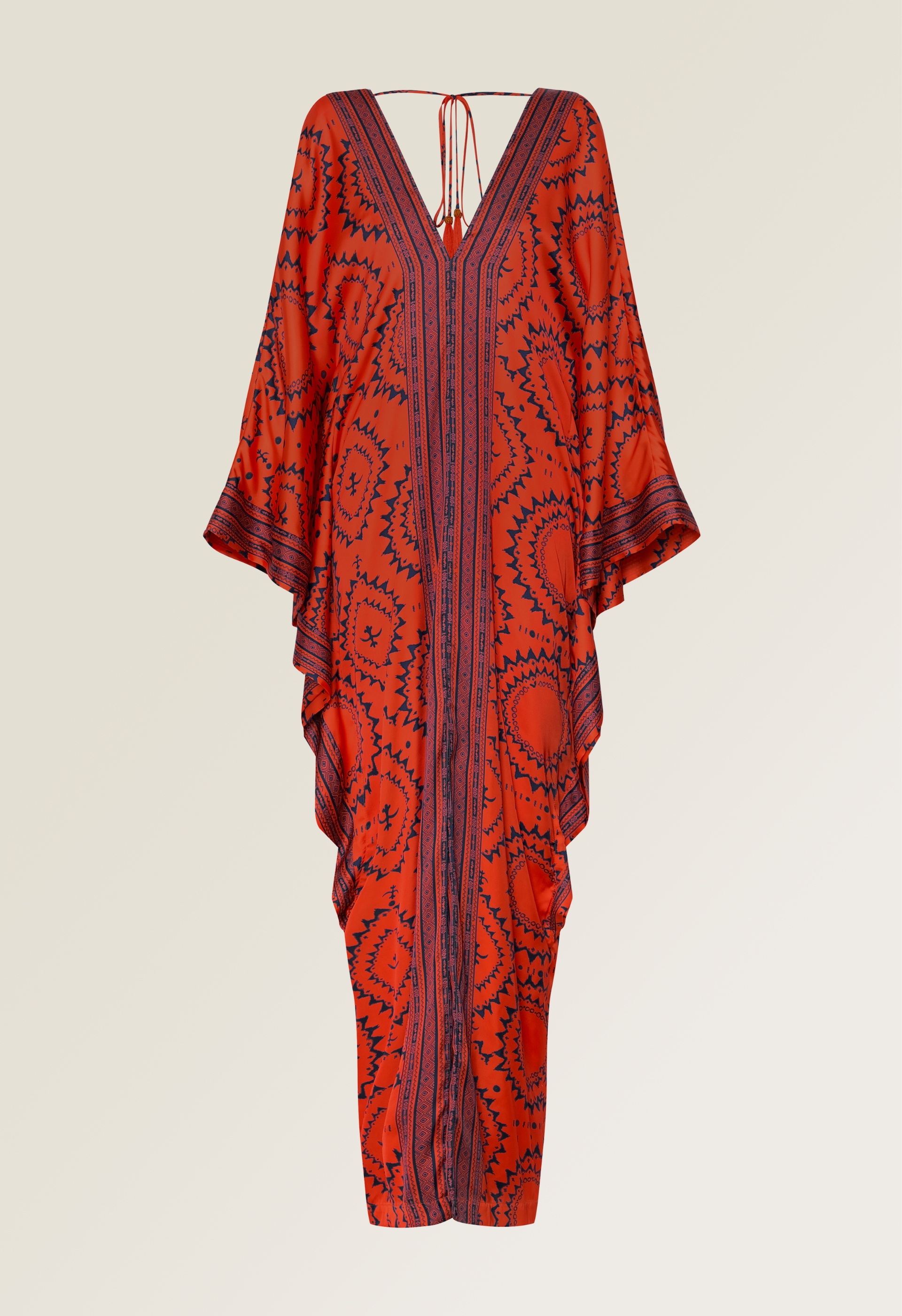 قفطان ماكارينا باللون المرجاني