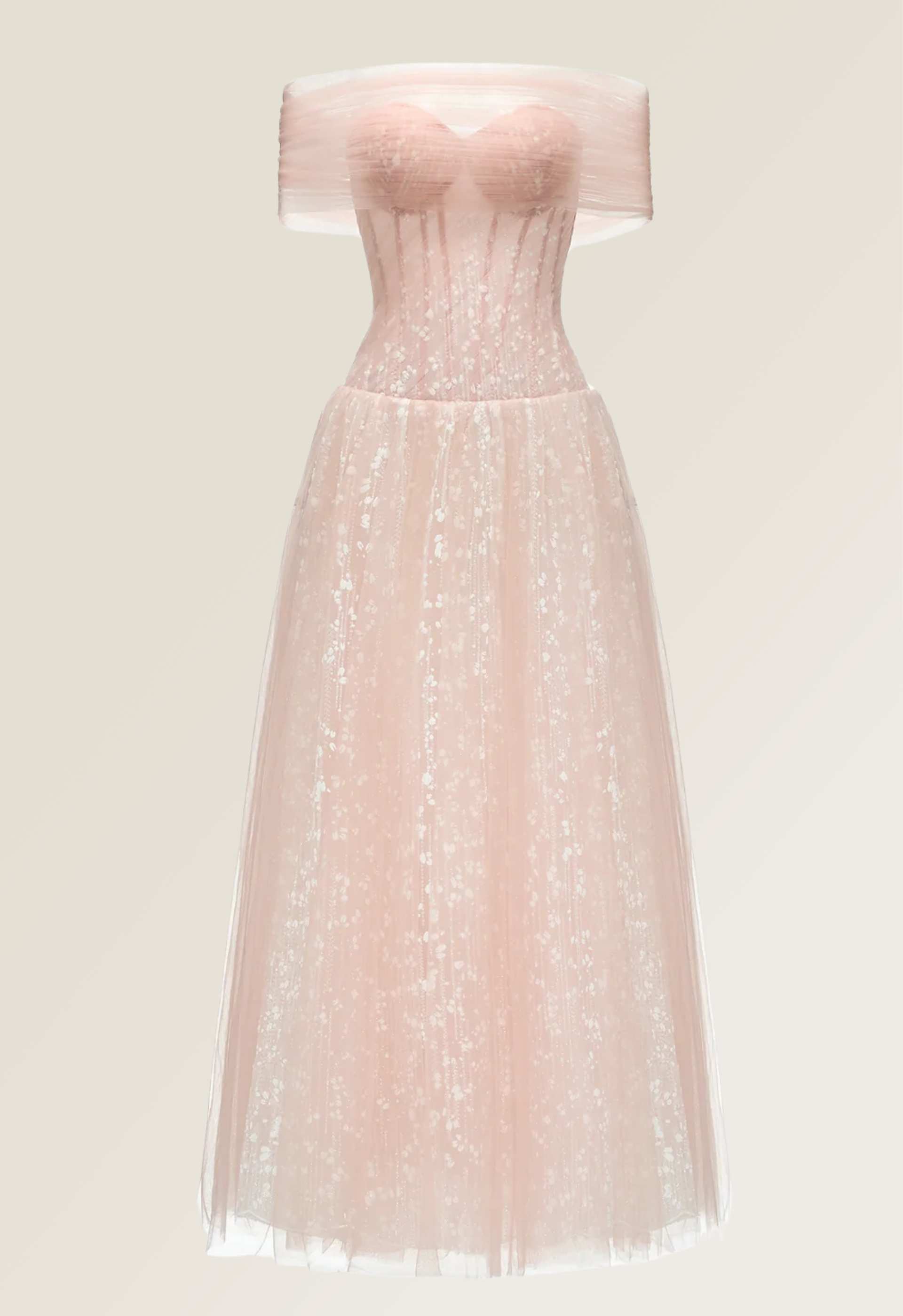 Peach Sparkly Gown