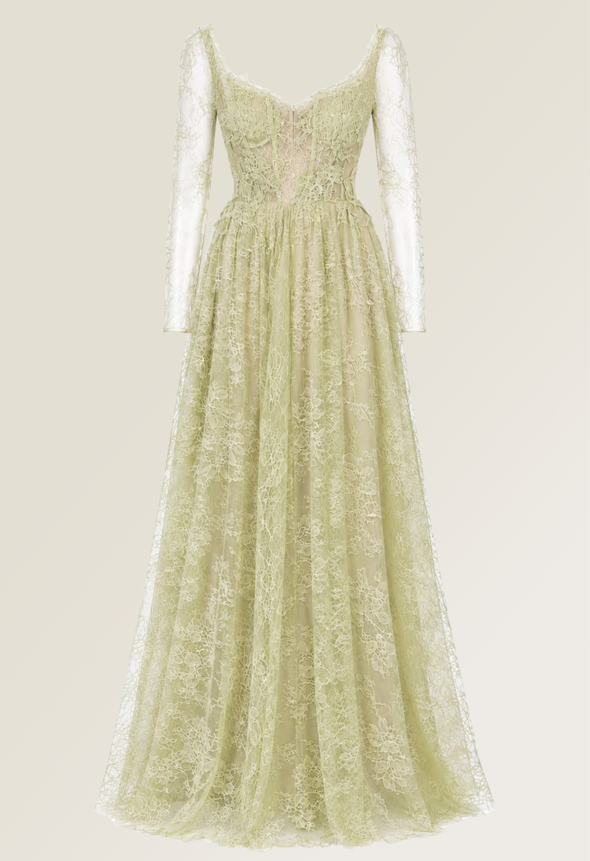 Verdantia Lace Elegance Gown