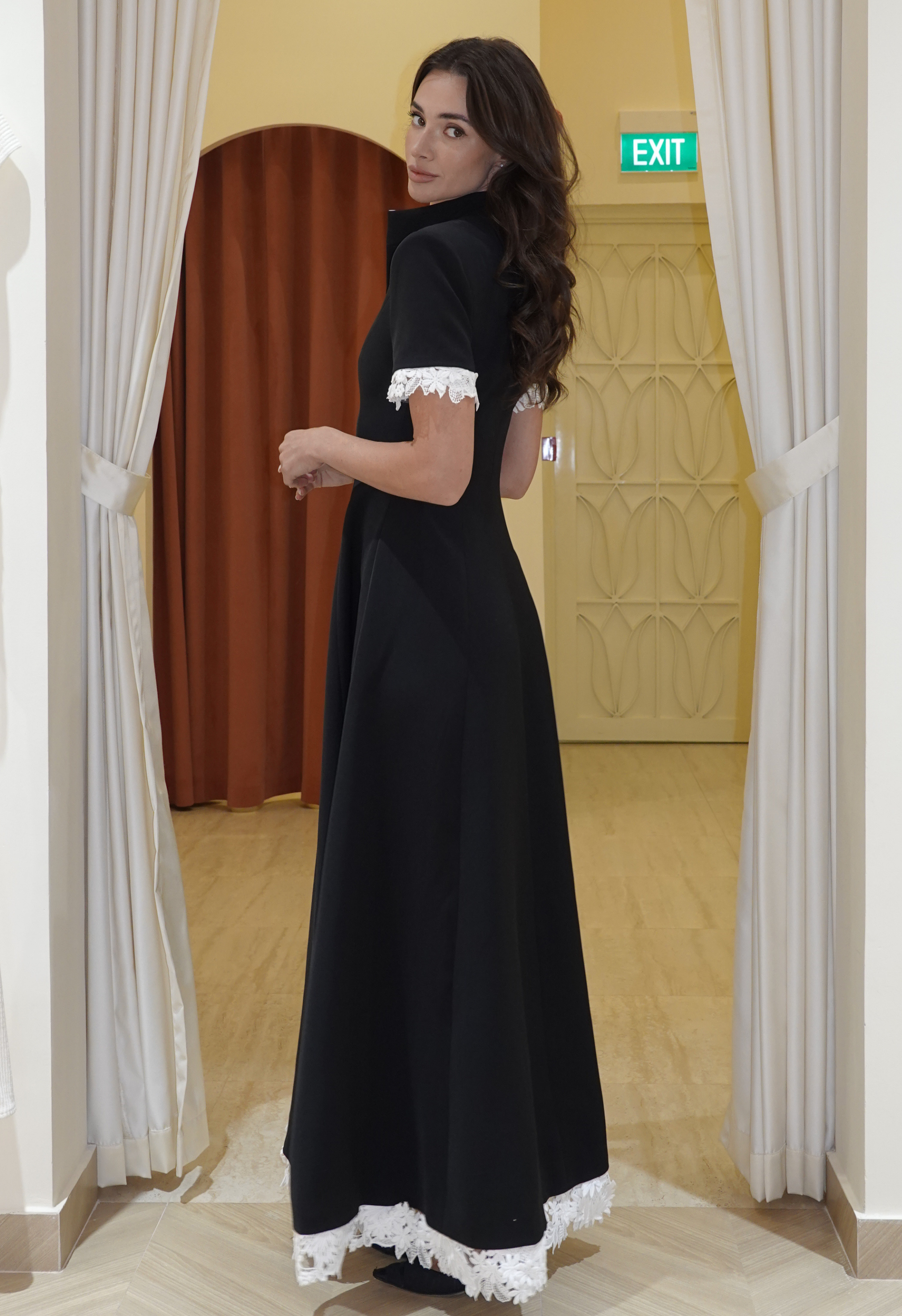 Classic Contrast Gown