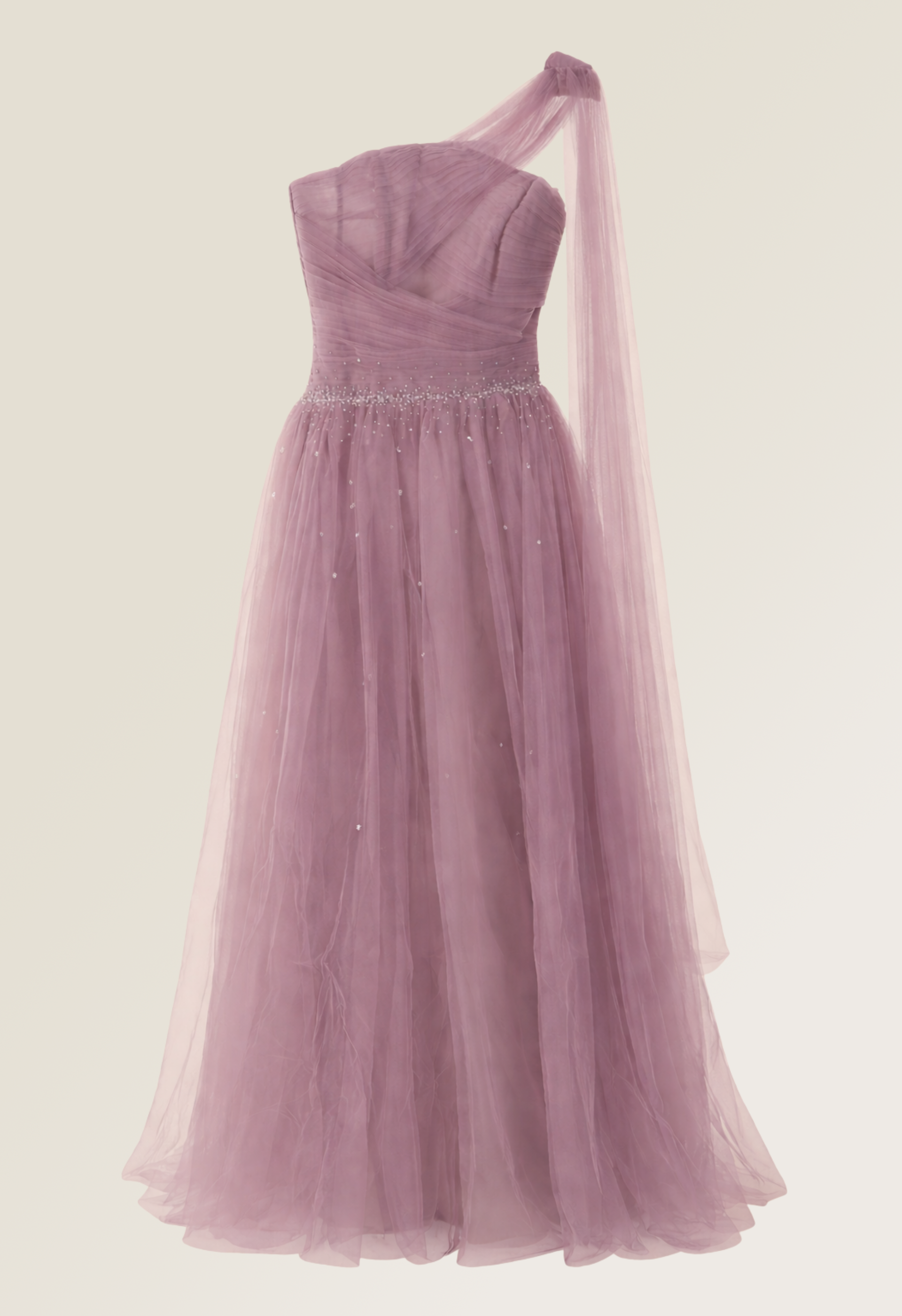 Chiffon Dress in Pastel Purple