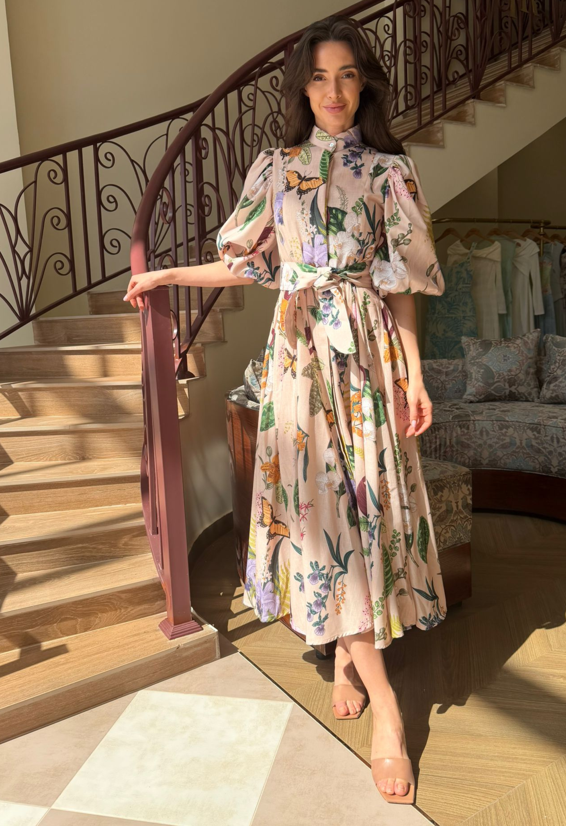 Bromelia Soft Khaki Dress