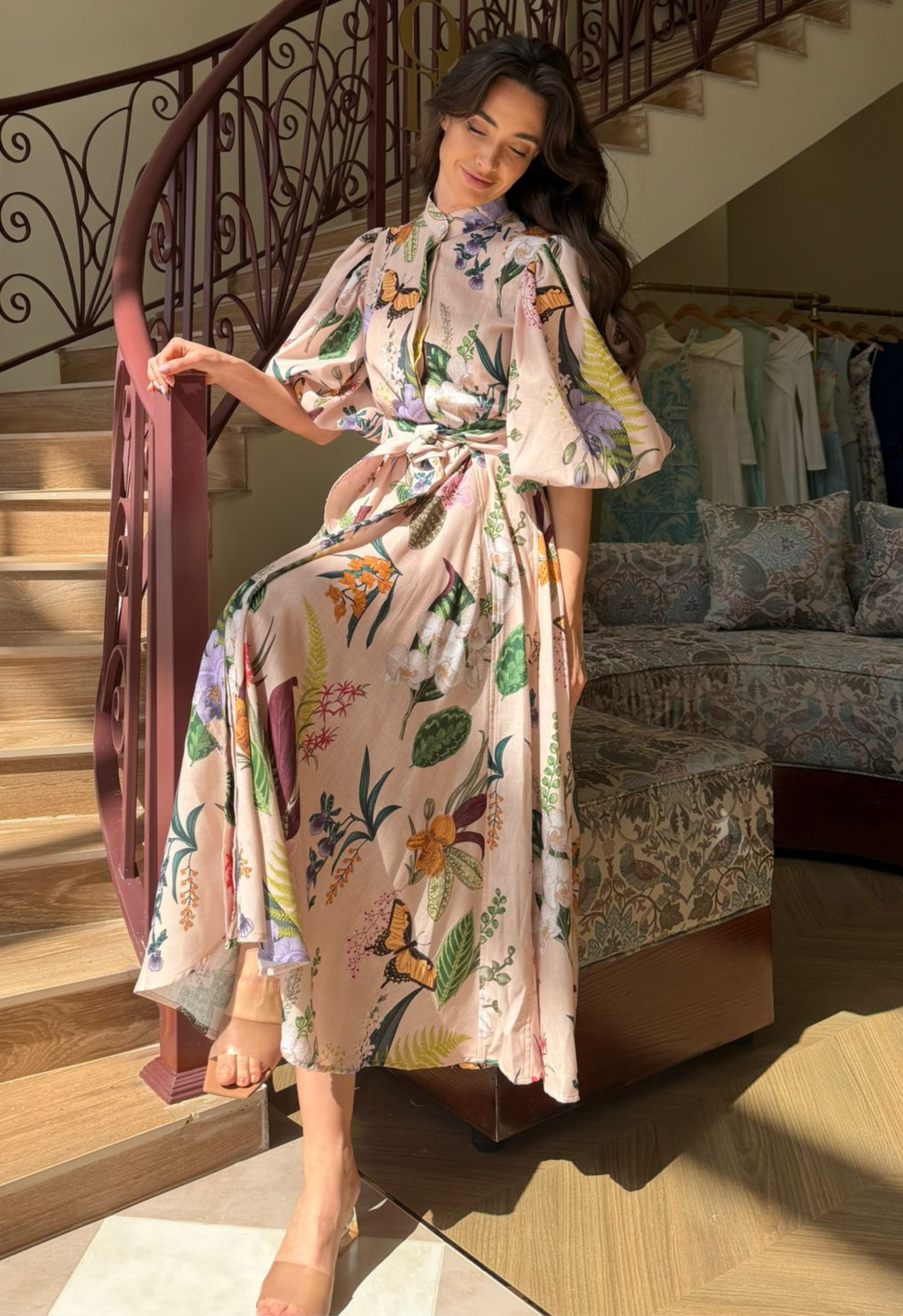 Bromelia Soft Khaki Dress