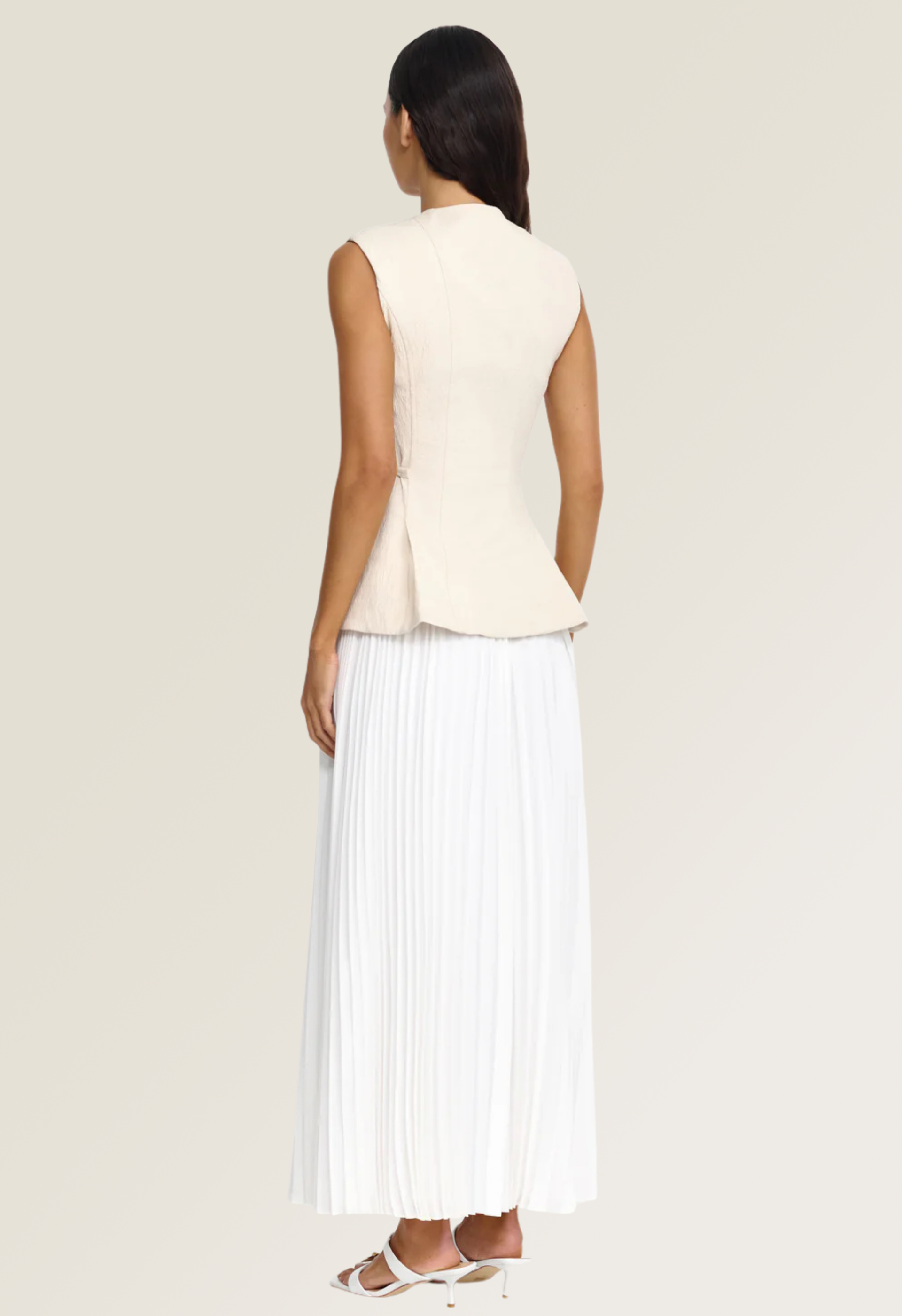 Delny Sleeveless Midi Dress