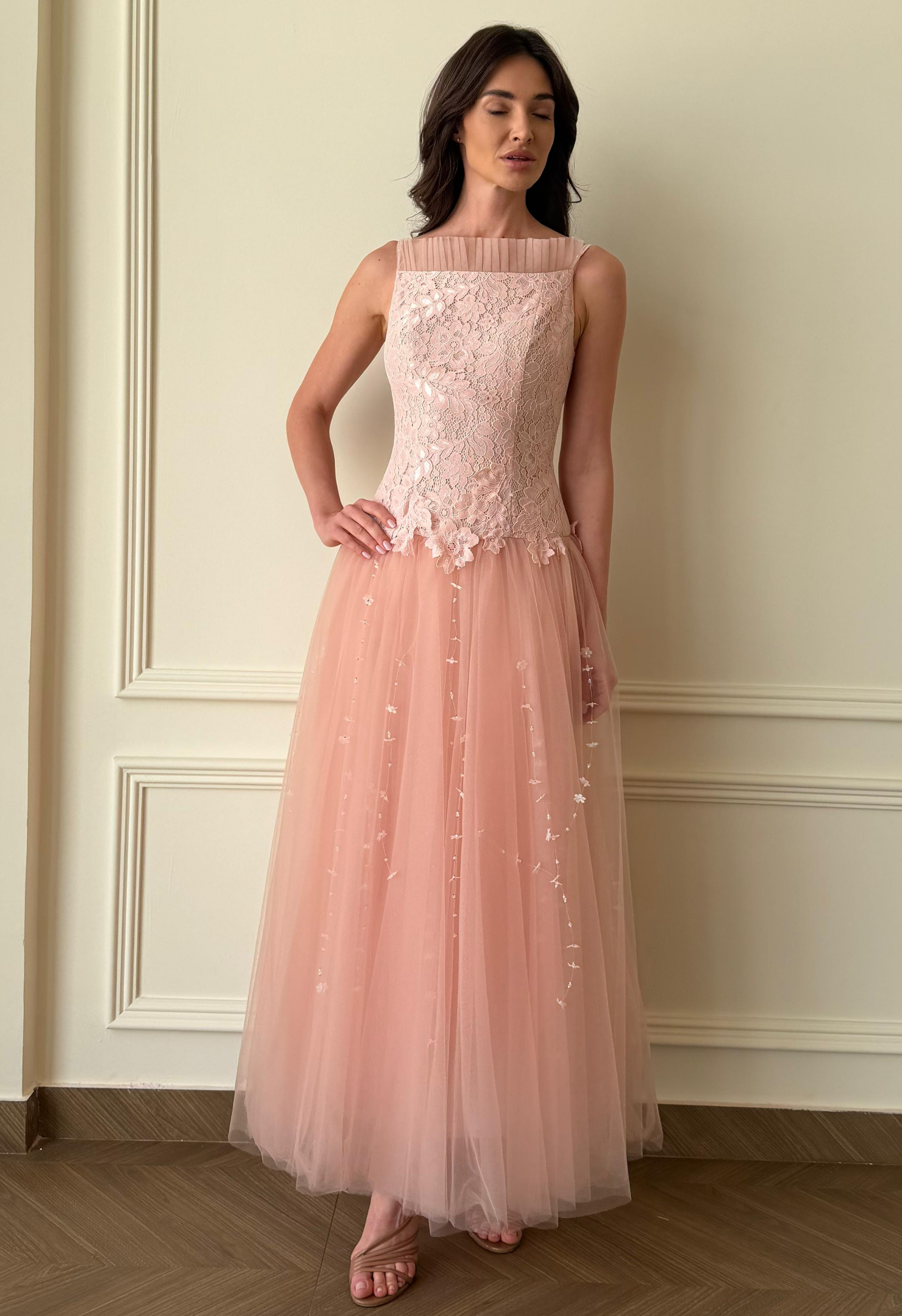 Blush Floral Lace