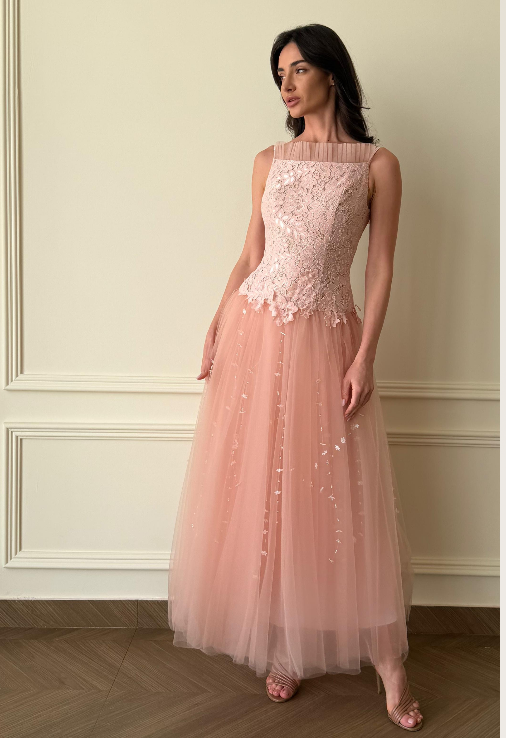 Blush Floral Lace