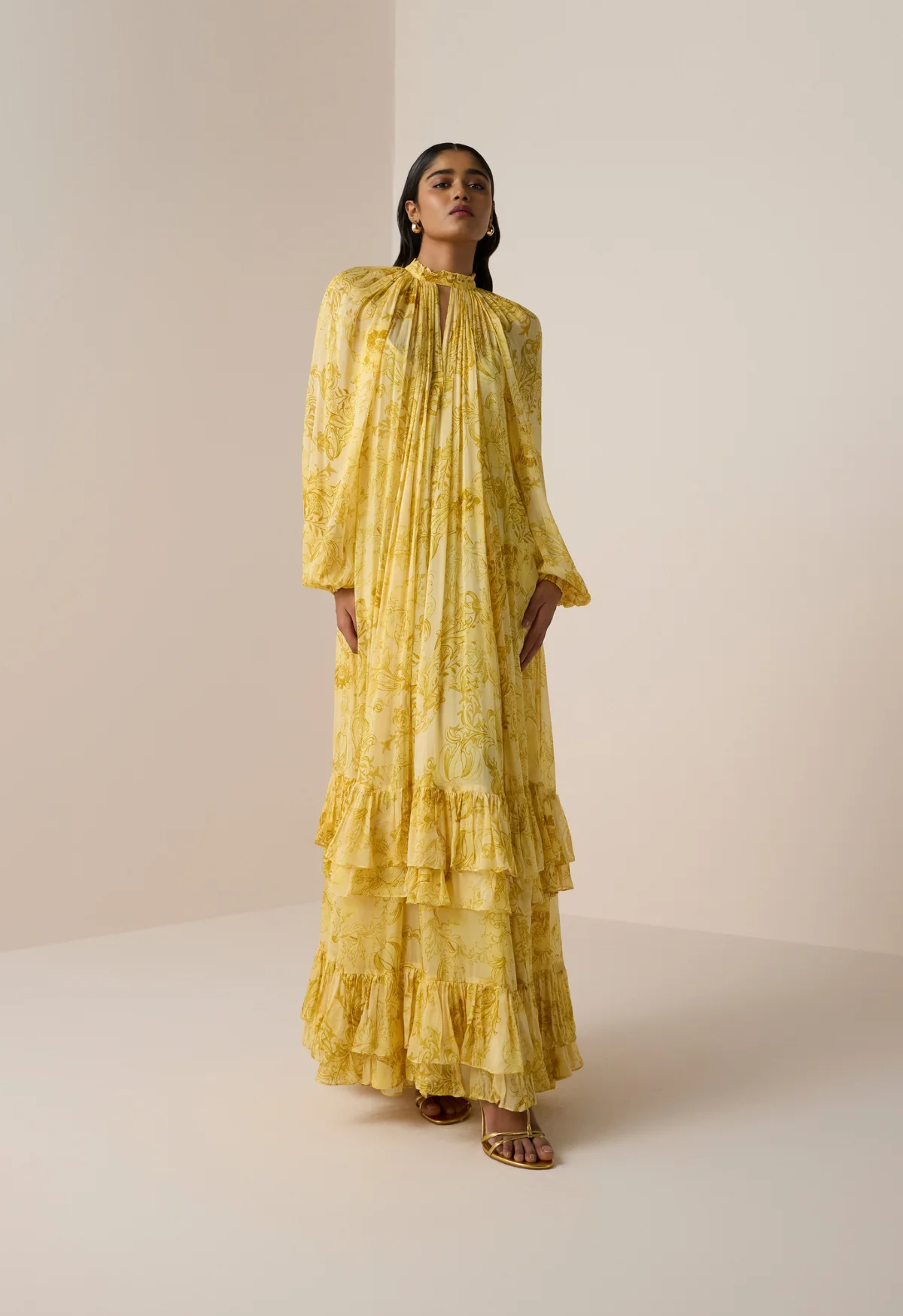 Zar Chiffon maxi Dress