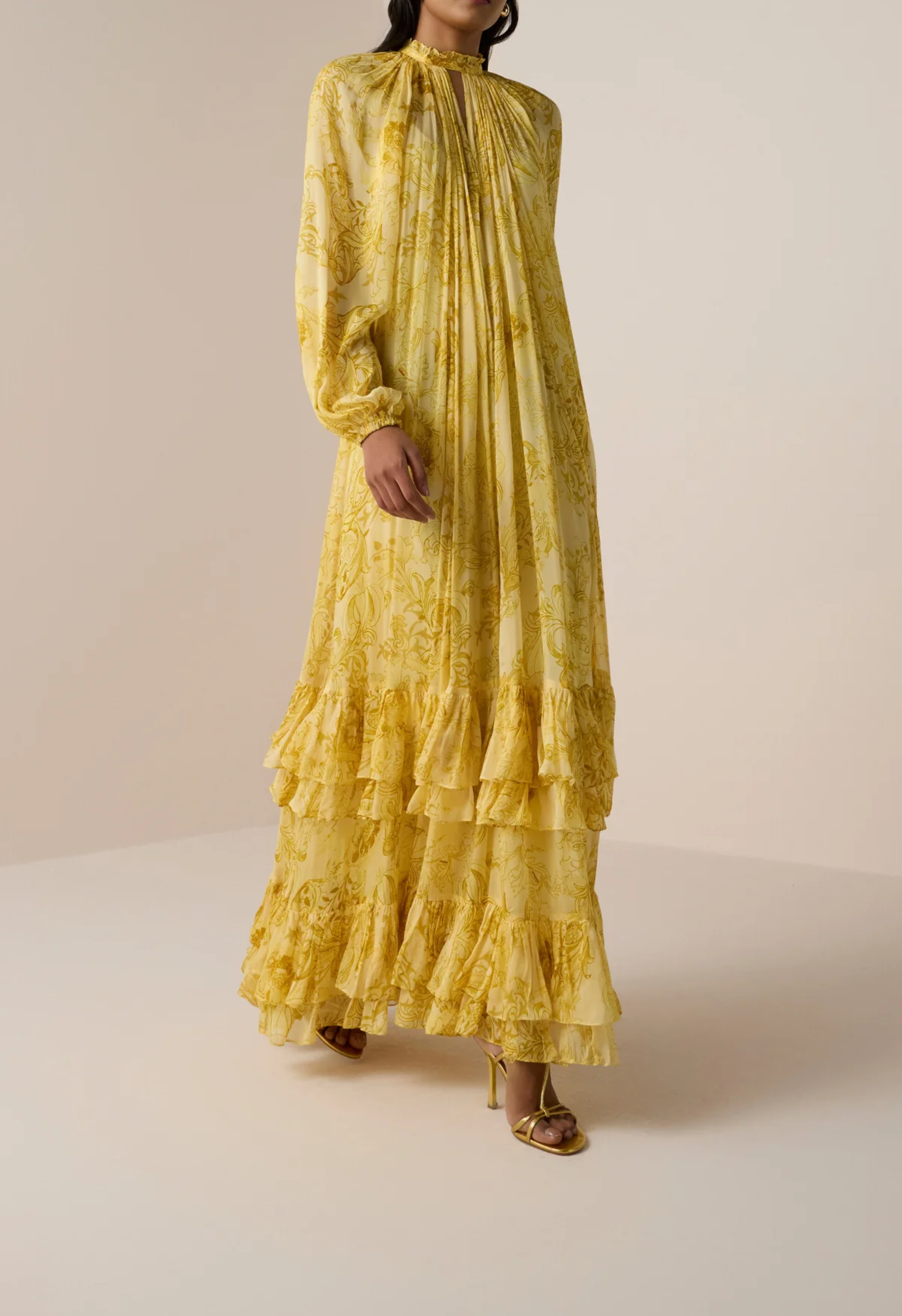 Zar Chiffon maxi Dress