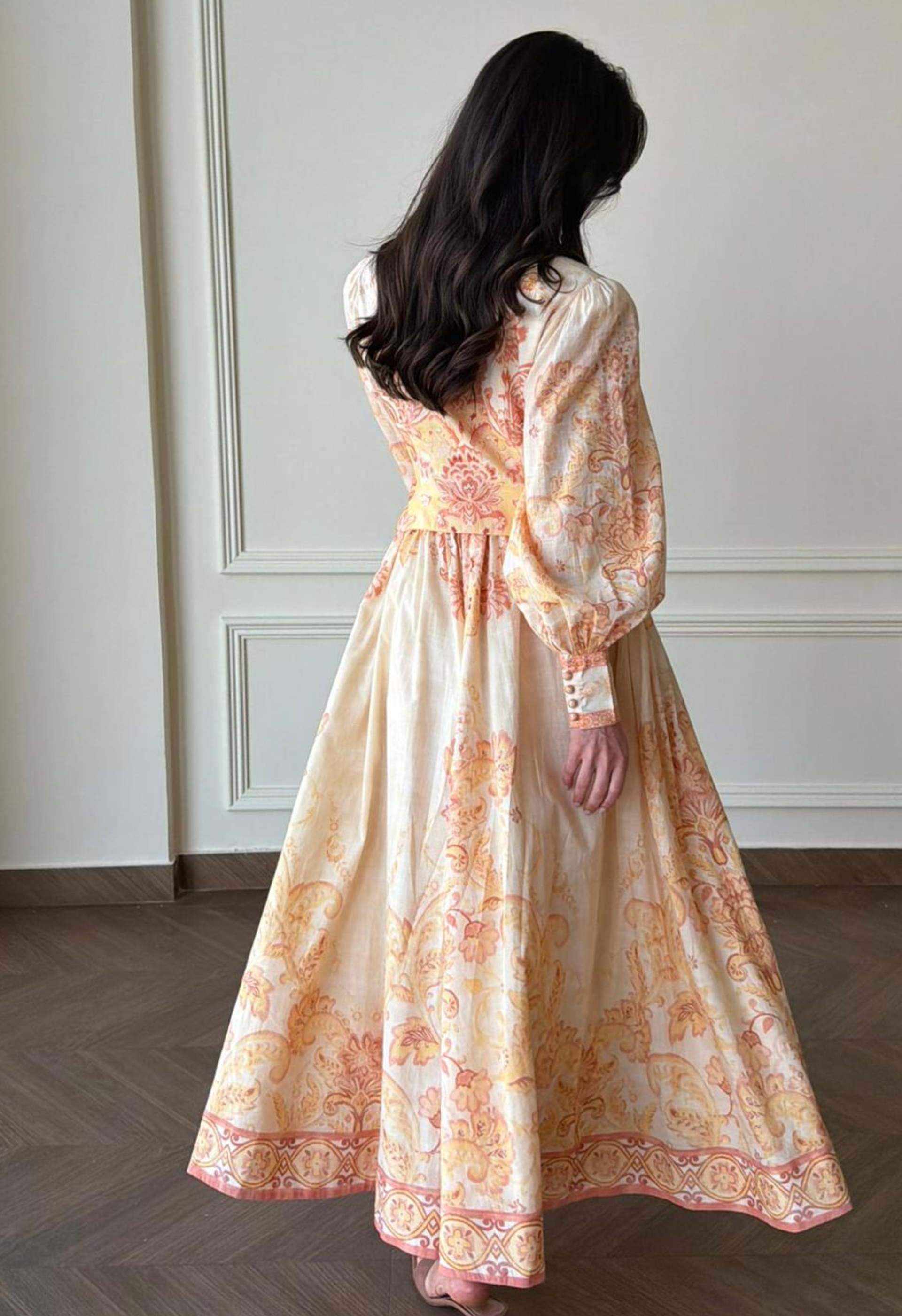 Peonia Plunge Bow dress