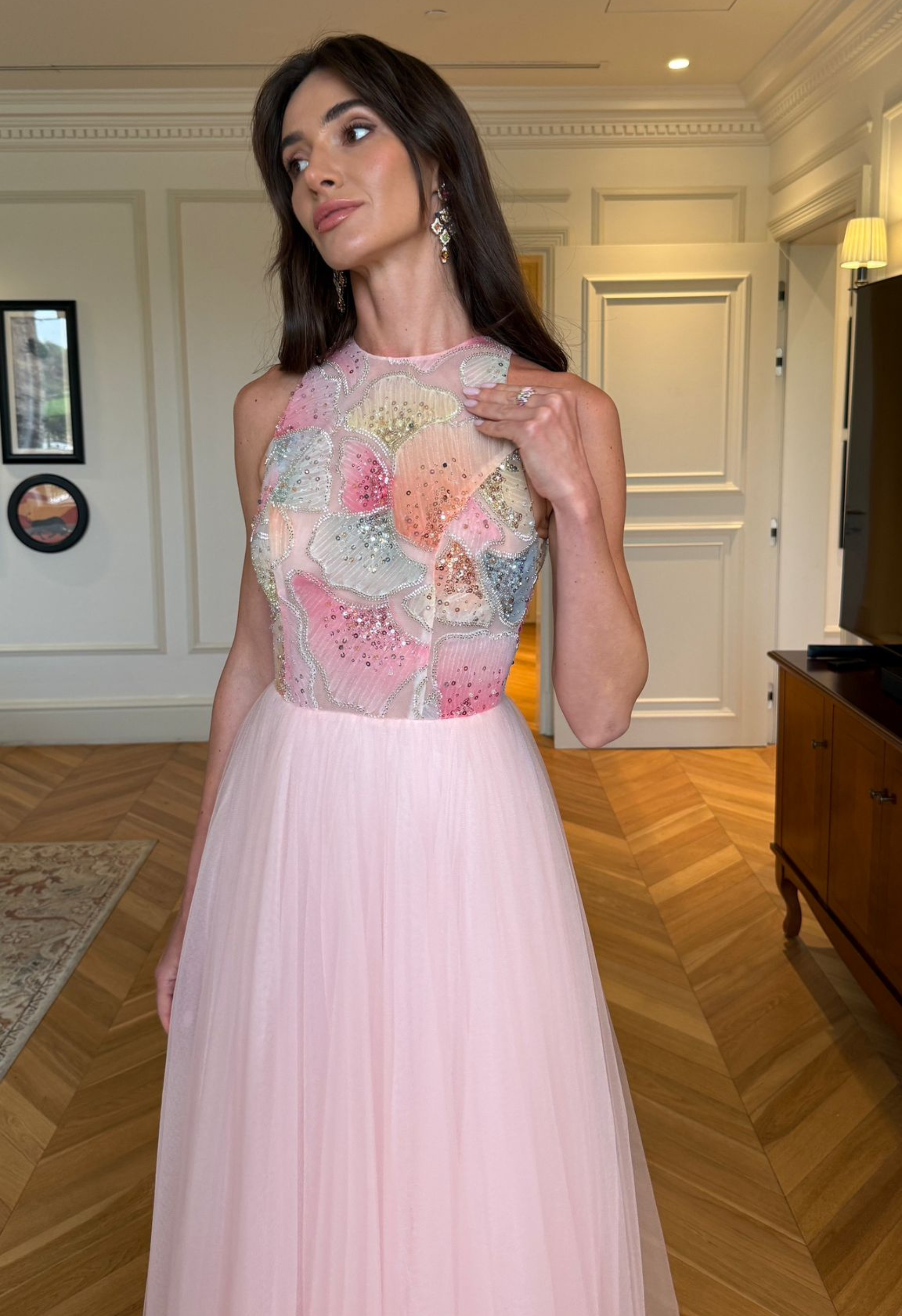 Rose Mosaic Gown