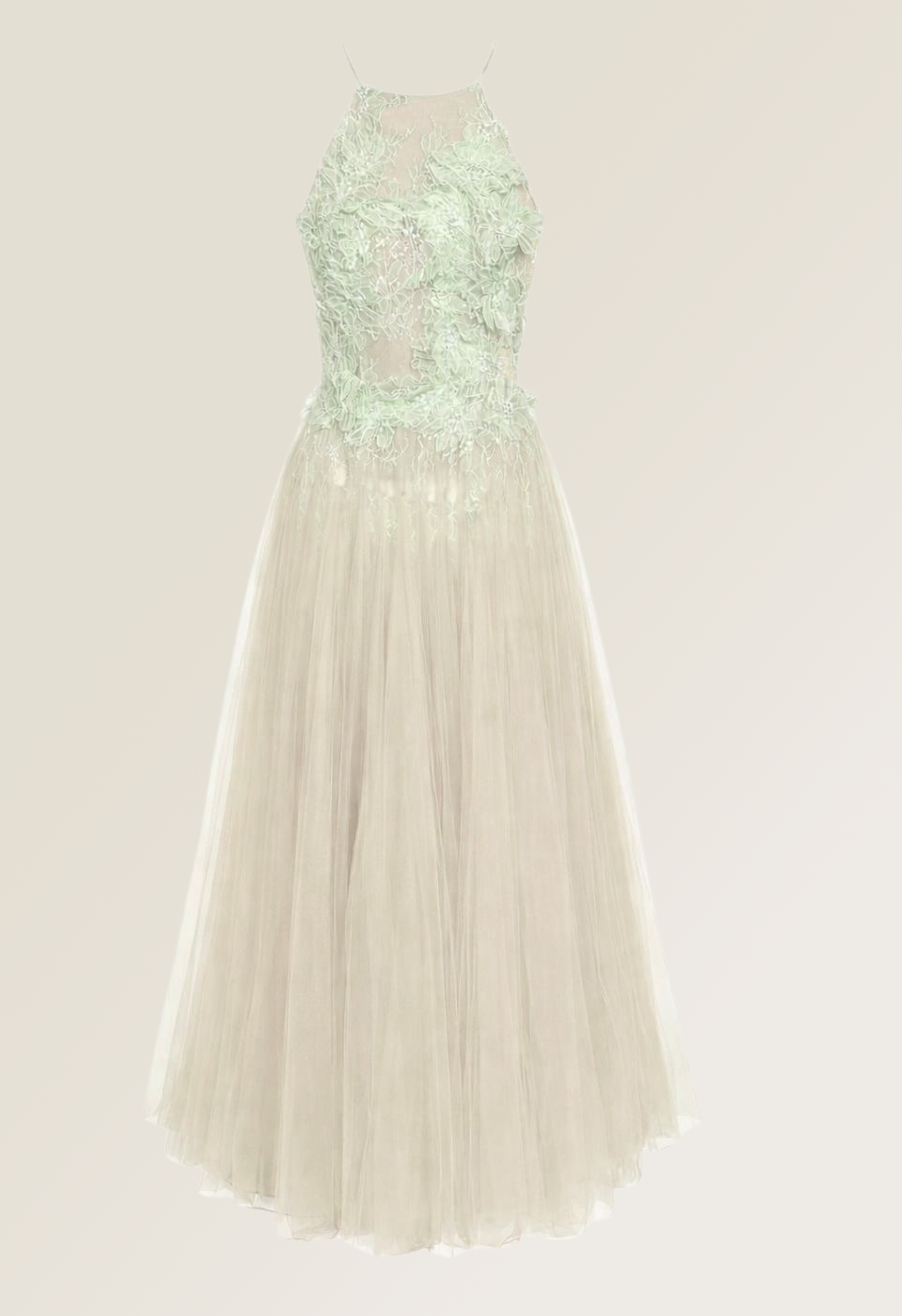 Mint Blossom Gown