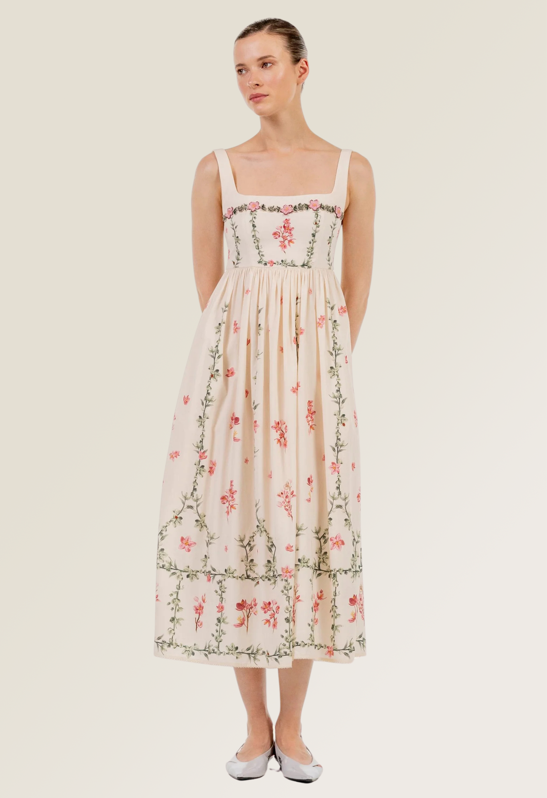 Barbara Cauca Midi Dress