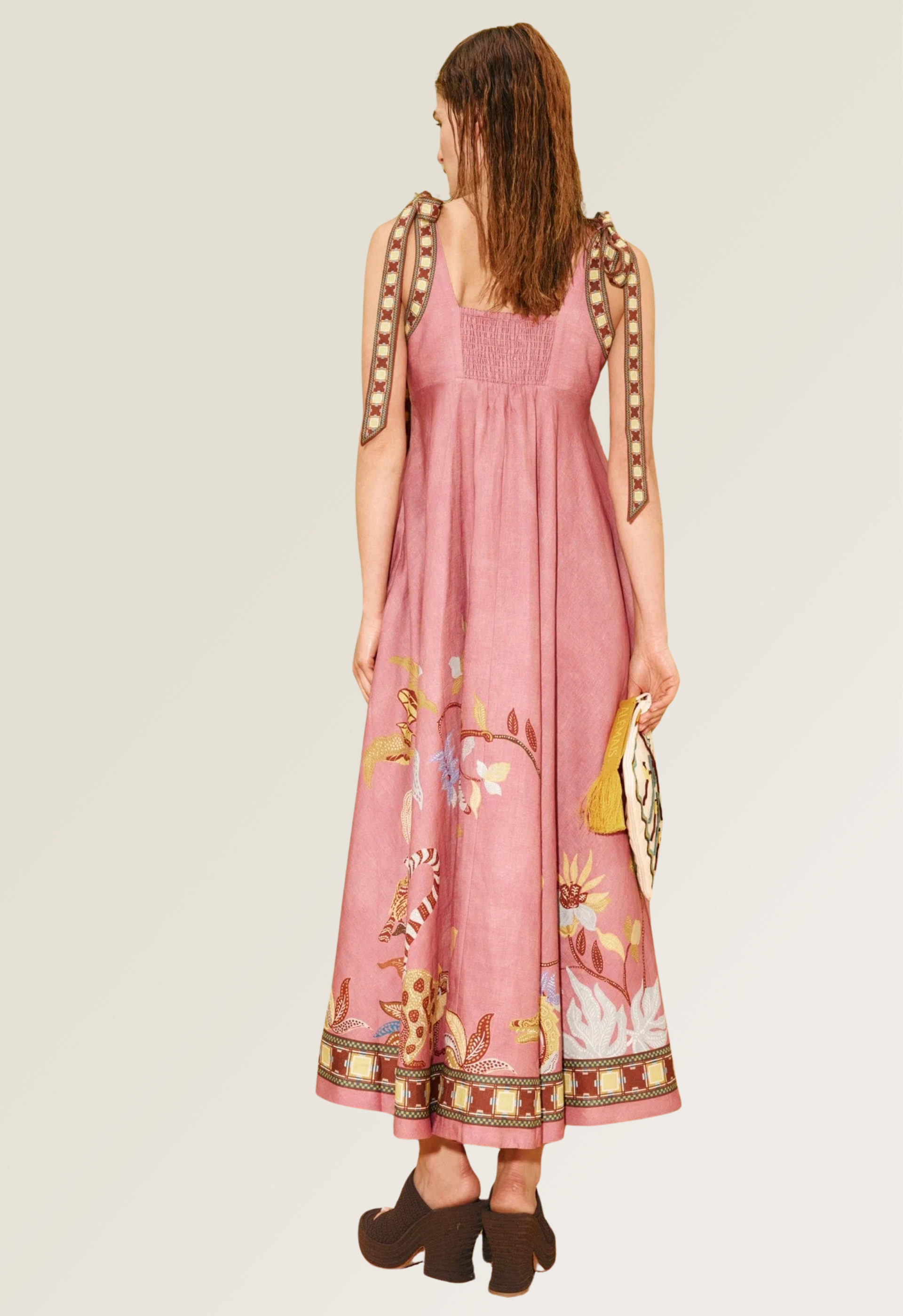 Zuri Ballet Linen Sundress
