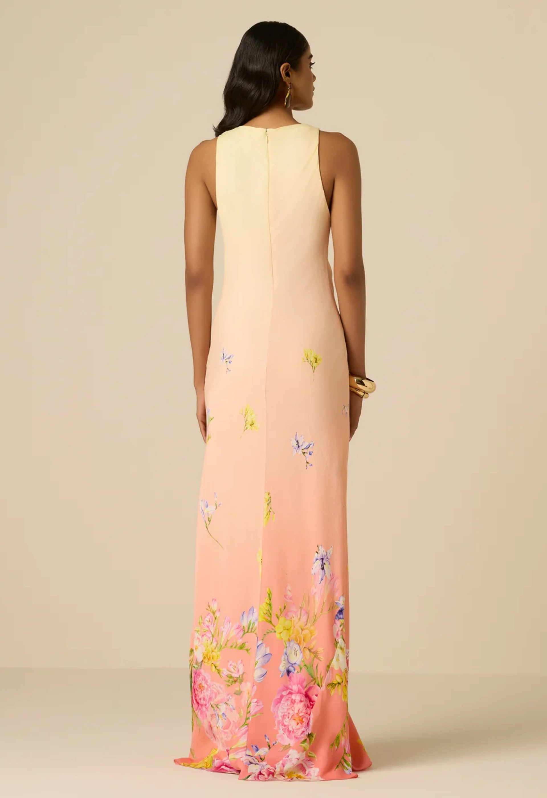 Avya Bias Maxi Dress