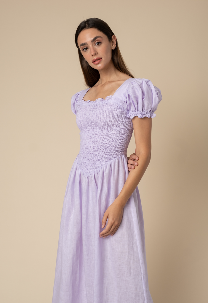 Belle Dress in Lavender