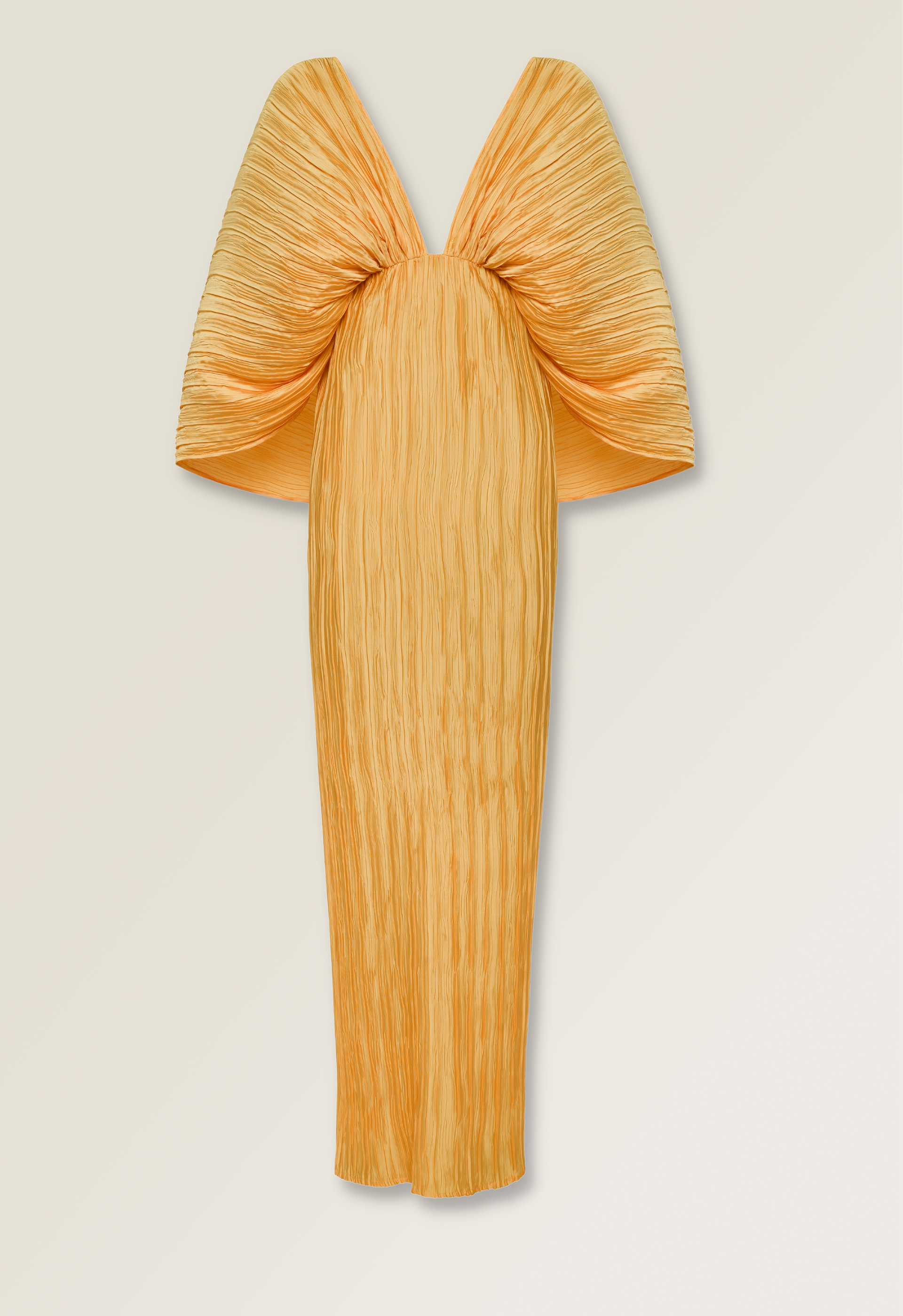 Yellow cape dress