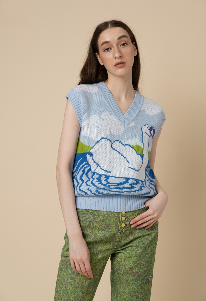 Ride A White Swan Vest